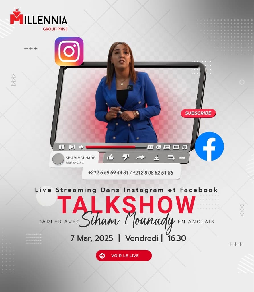 Talkshow live Instagram & Facebook — Millennia